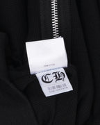Paris Exclusive Beaded Horseshoe Logo Thermal Zip Up Hoodie