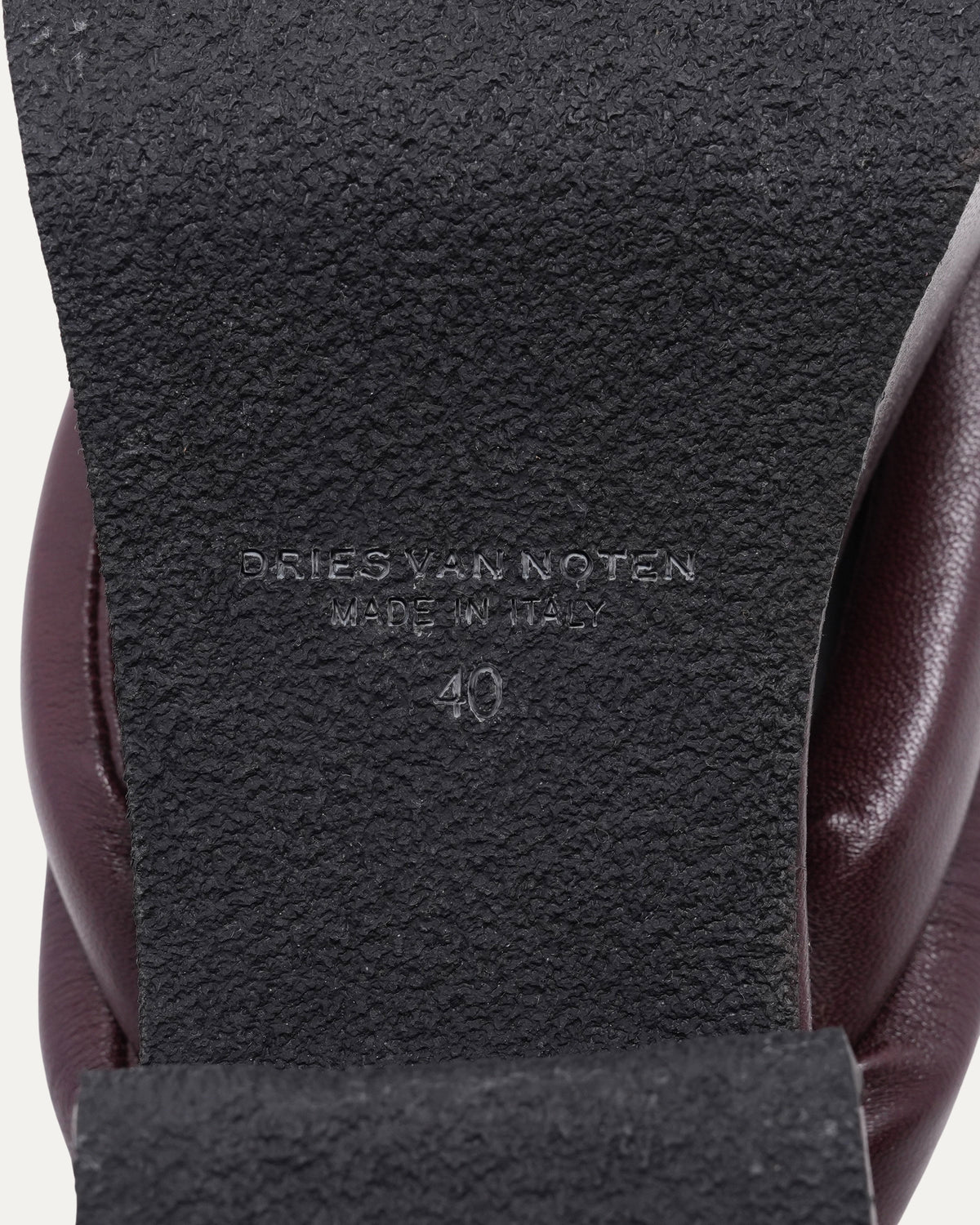 Leather Platform Thong Sandals