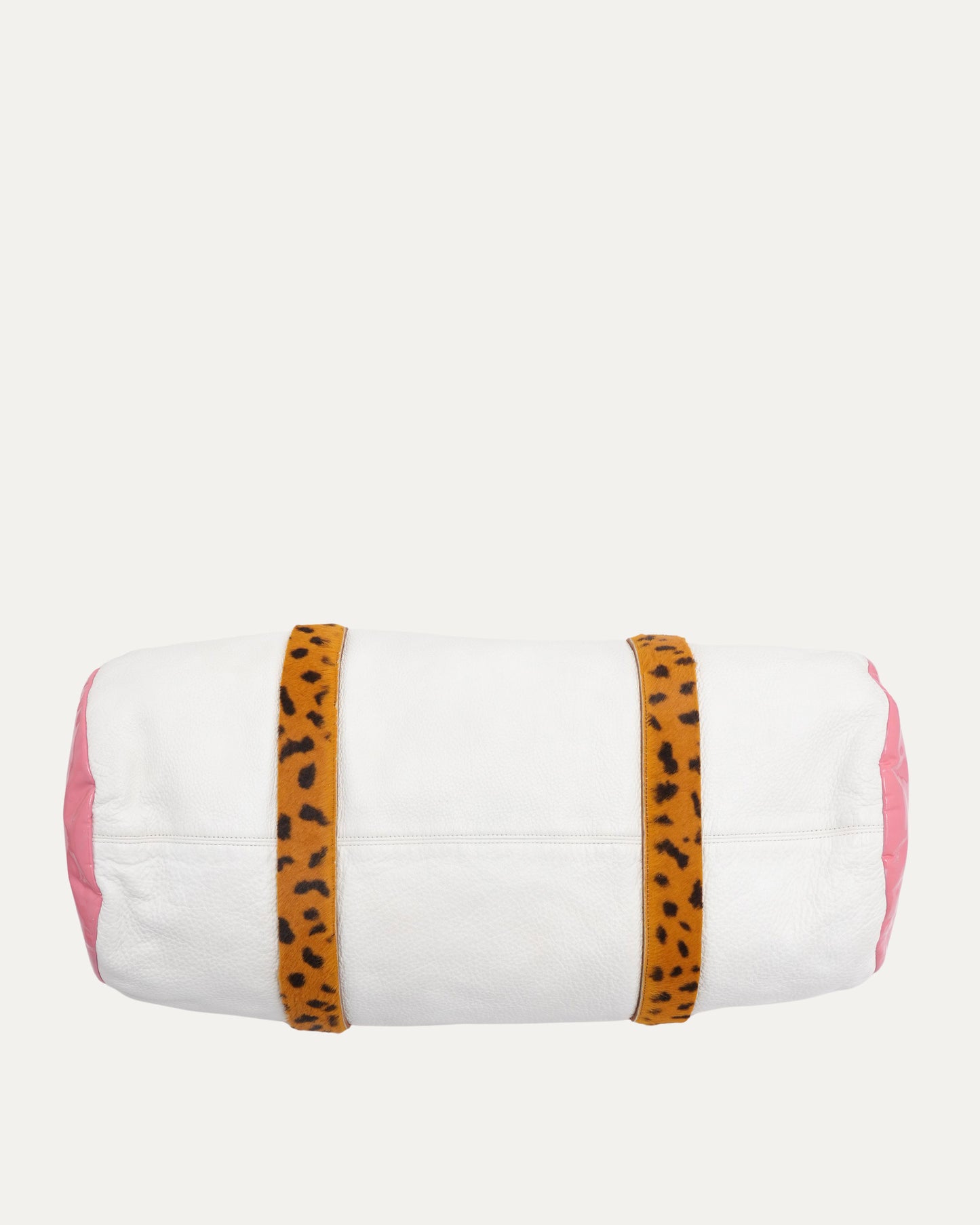 Leopard Cross Patch Boston Duffle