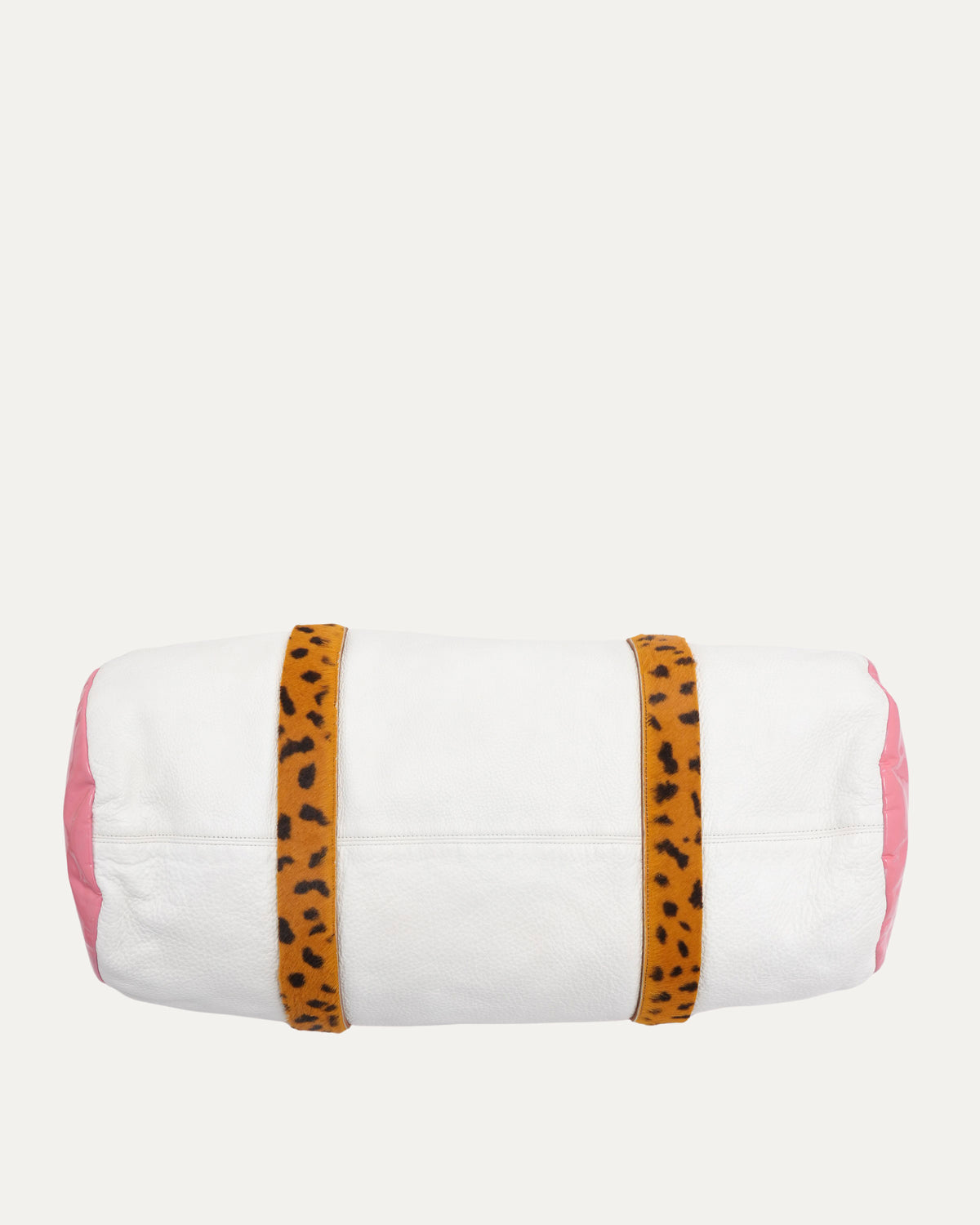 Leopard Cross Patch Boston Duffle