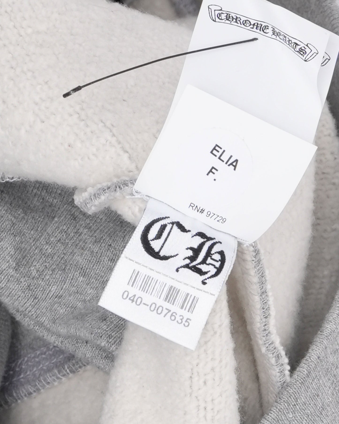 Paper Jam Cross Patch Zip Up Hoodie