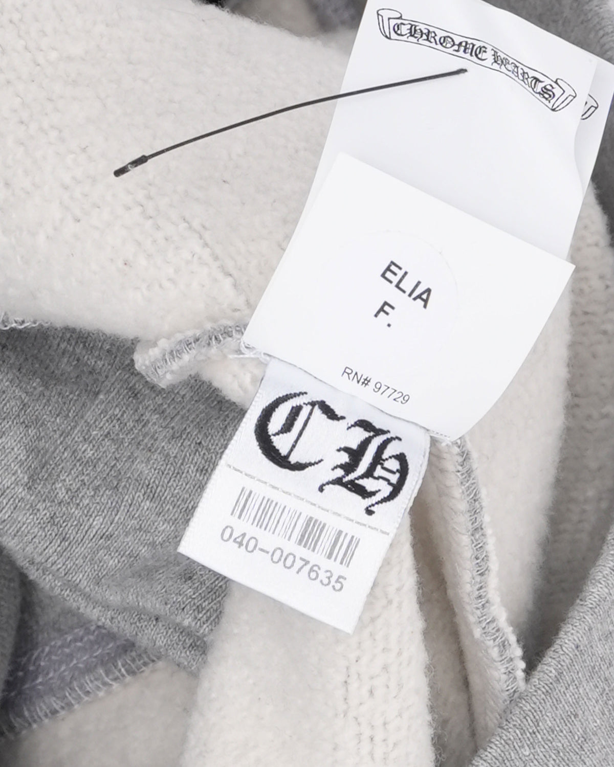 Paper Jam Cross Patch Zip Up Hoodie