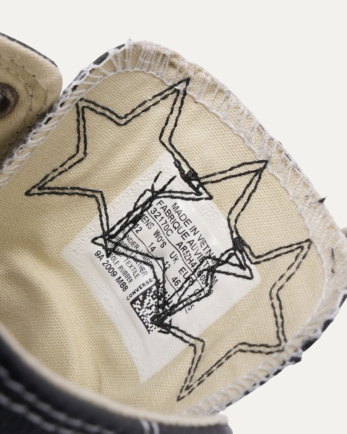 Star Patch Leather Converse Chuck Taylor Sneakers