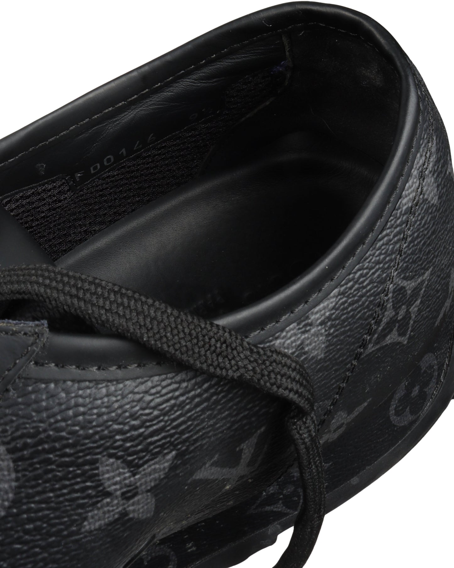 Leather Monogram Trainer