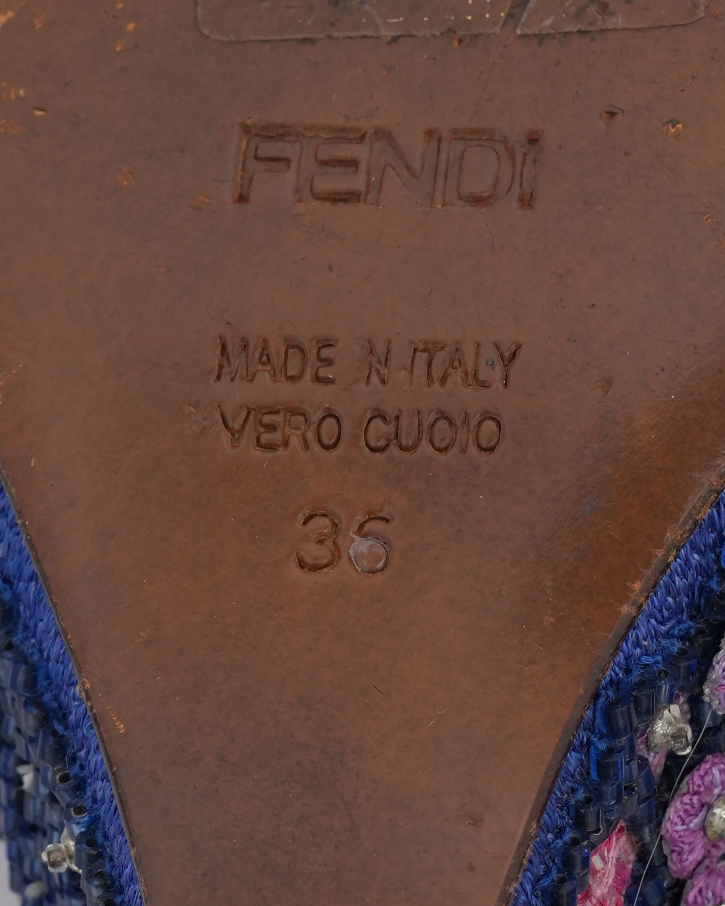c. 2003 Ornately Beaded Wedges