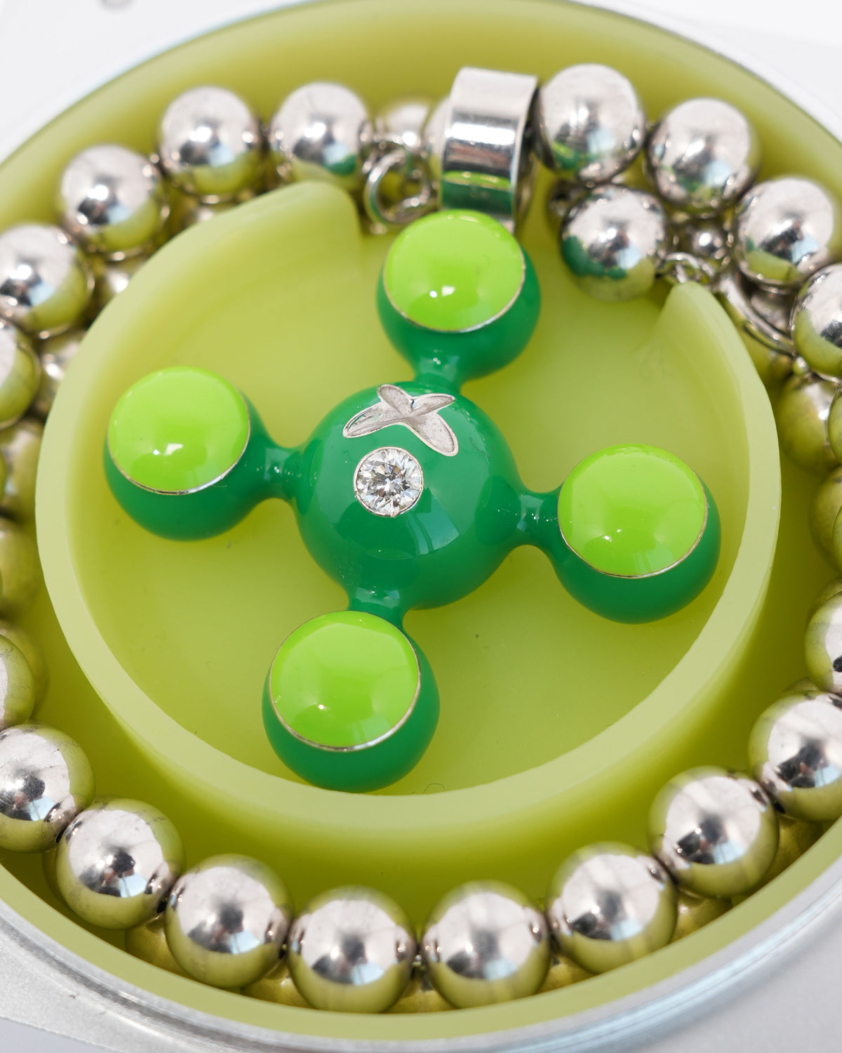 Sphere Cross Pendant XL