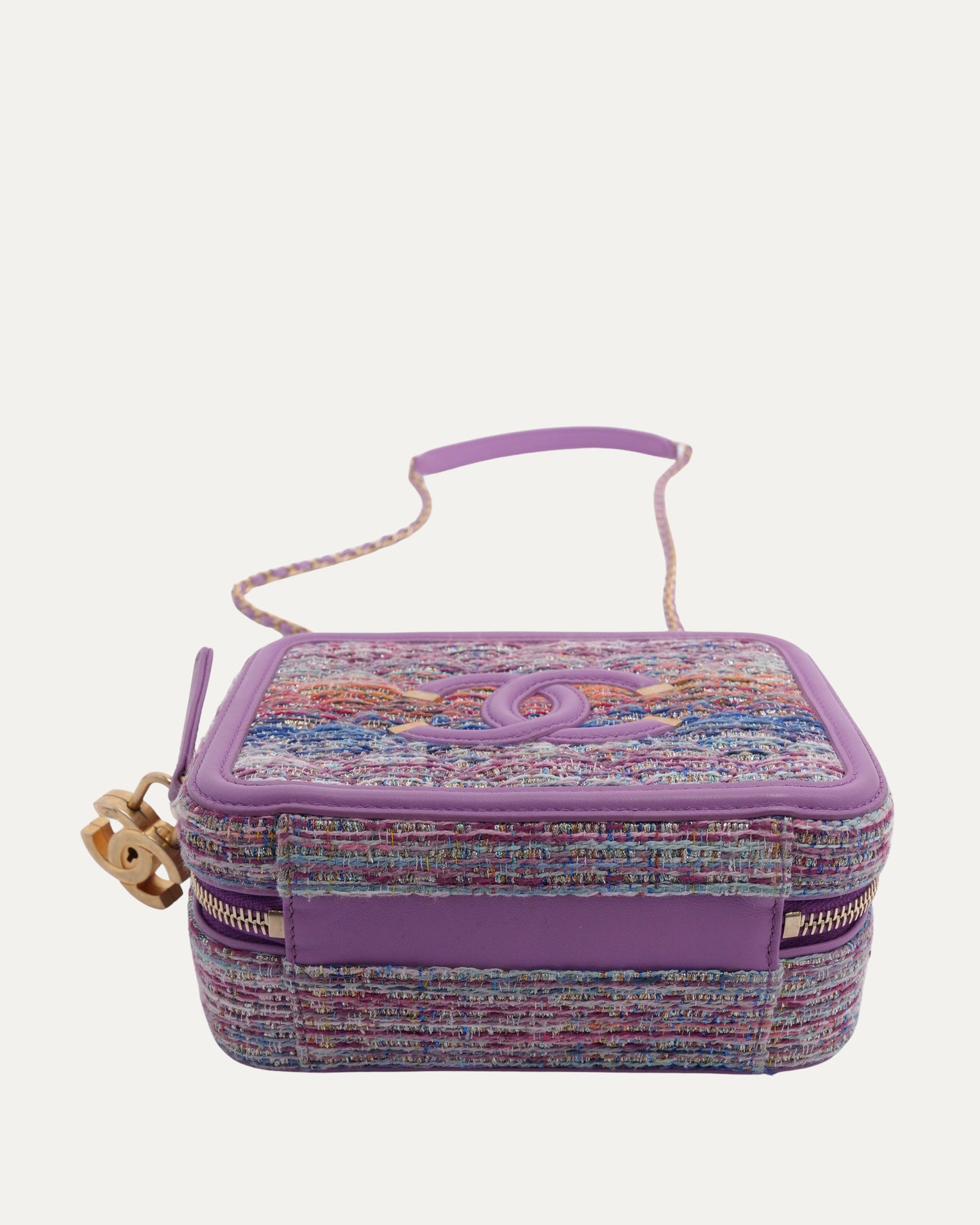 Tweed Filigree Vanity Case