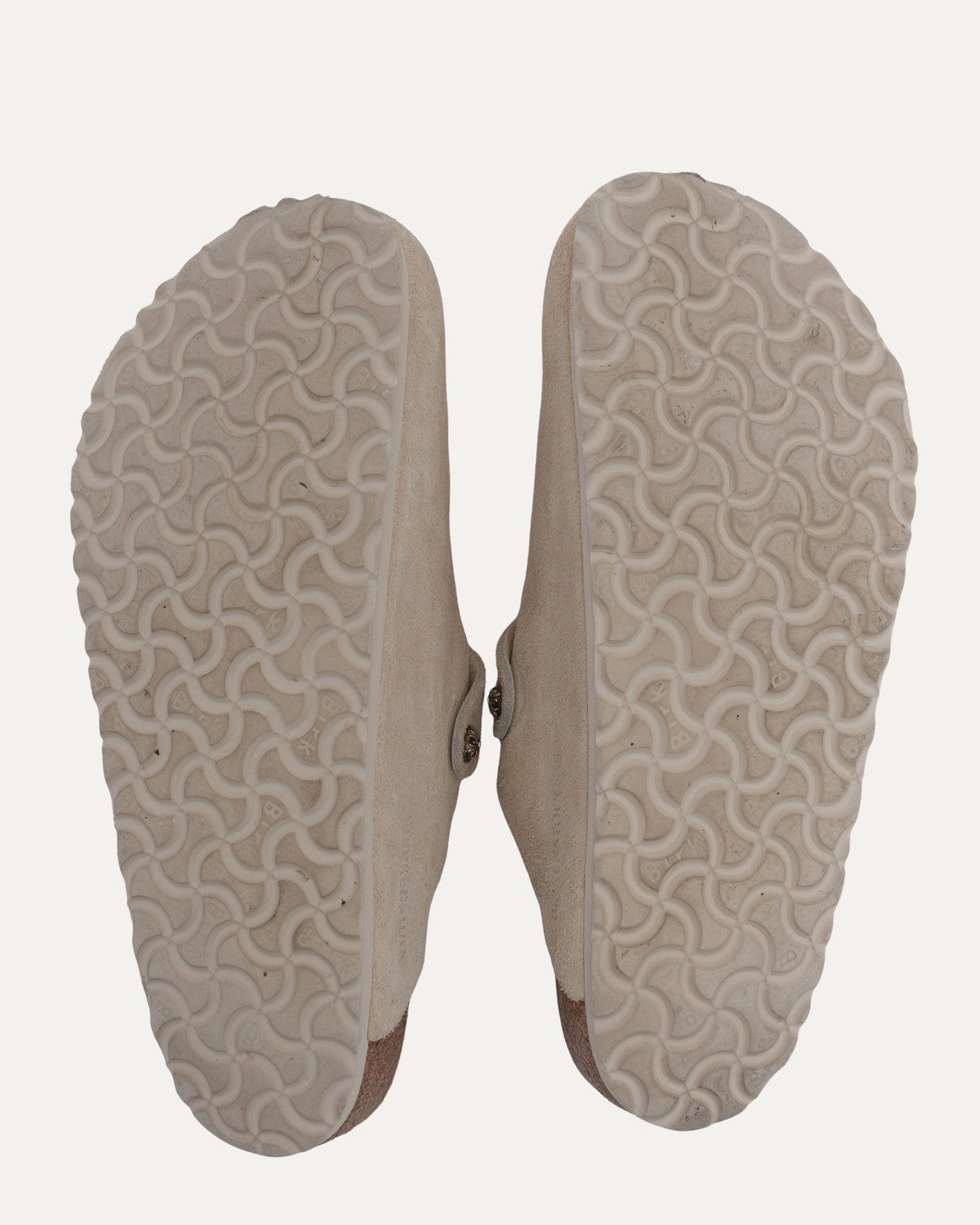 Fleur Embellished Birkenstock Boston Suede Mule