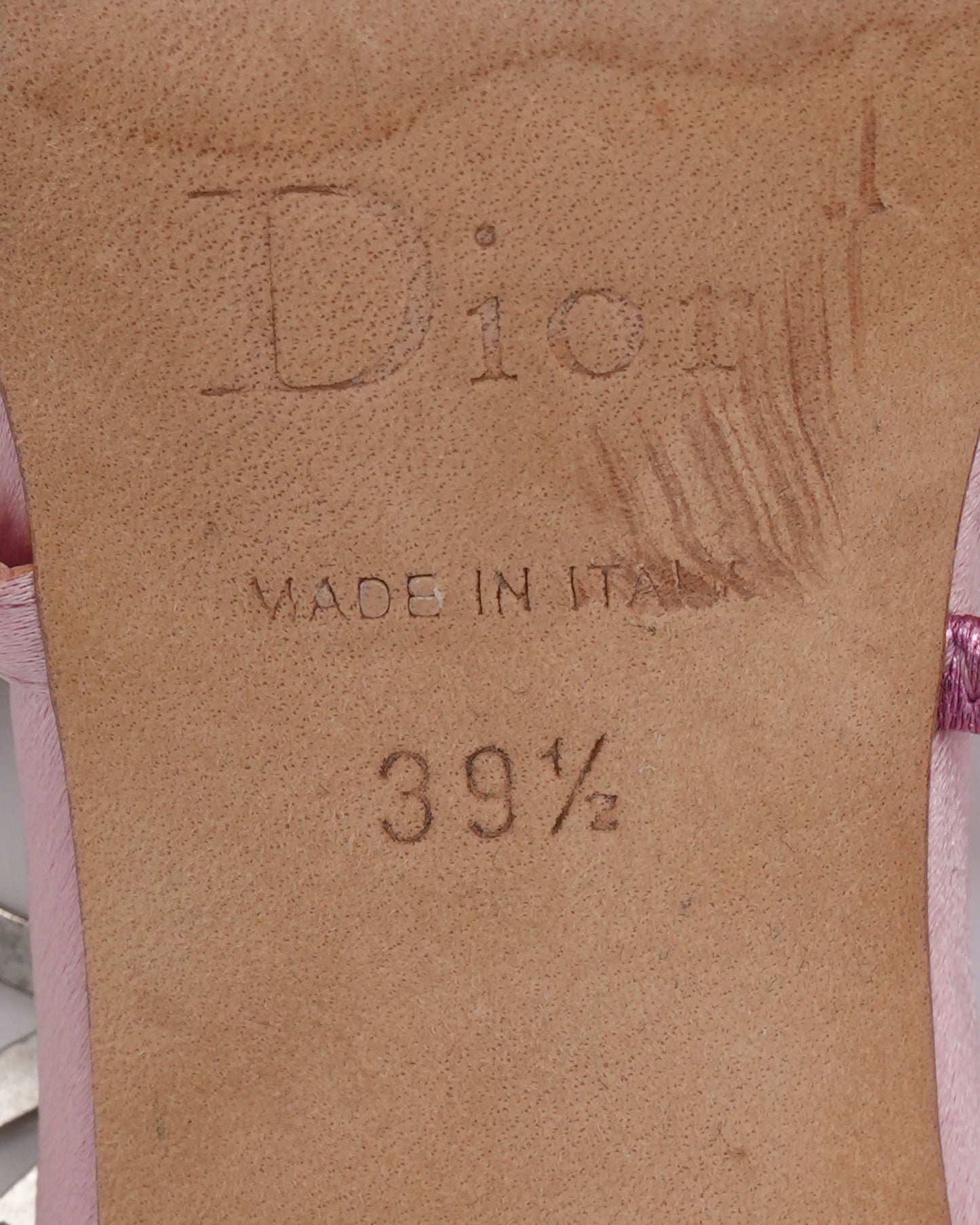 SS 2005 Pink Peace Sign Heels