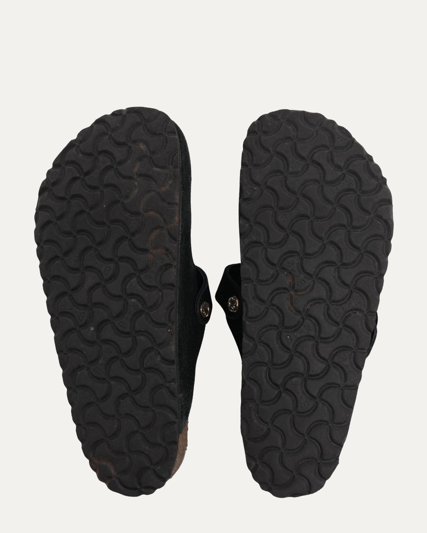 Dagger Embellished Birkenstock Boston Suede Mule