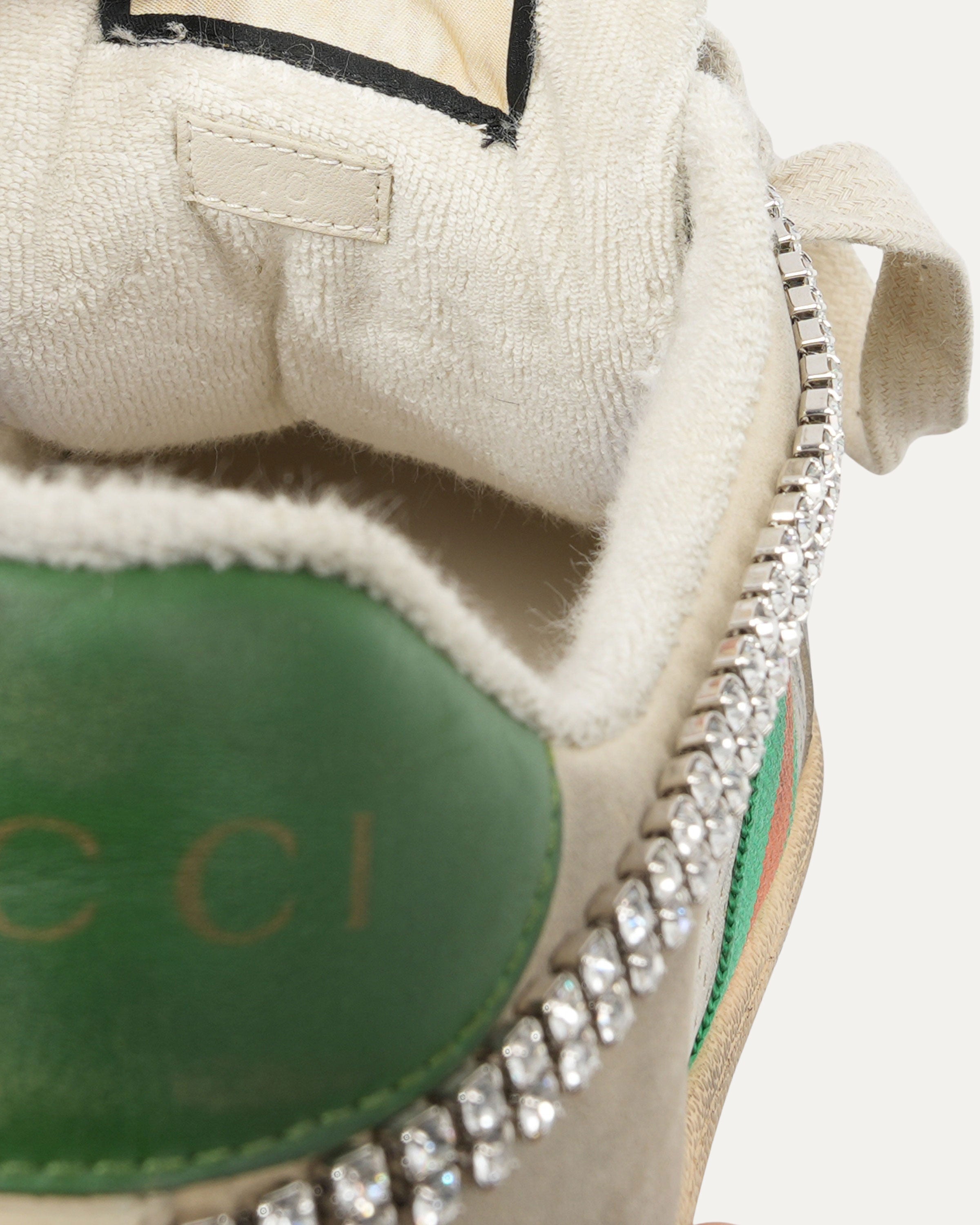 Crystal Embellished Screener Sneaker