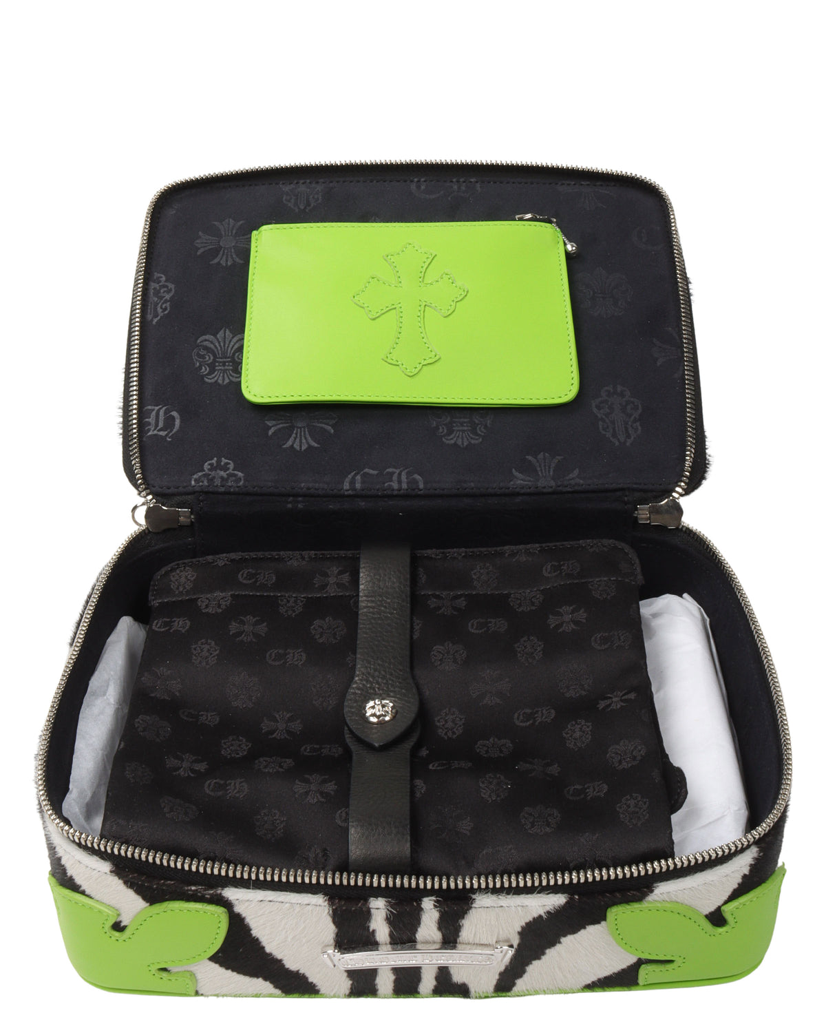 Leather & Pony Hair Jewelry Case