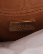 Crocodile Embossed Suede Mini 25 Hobo Bag
