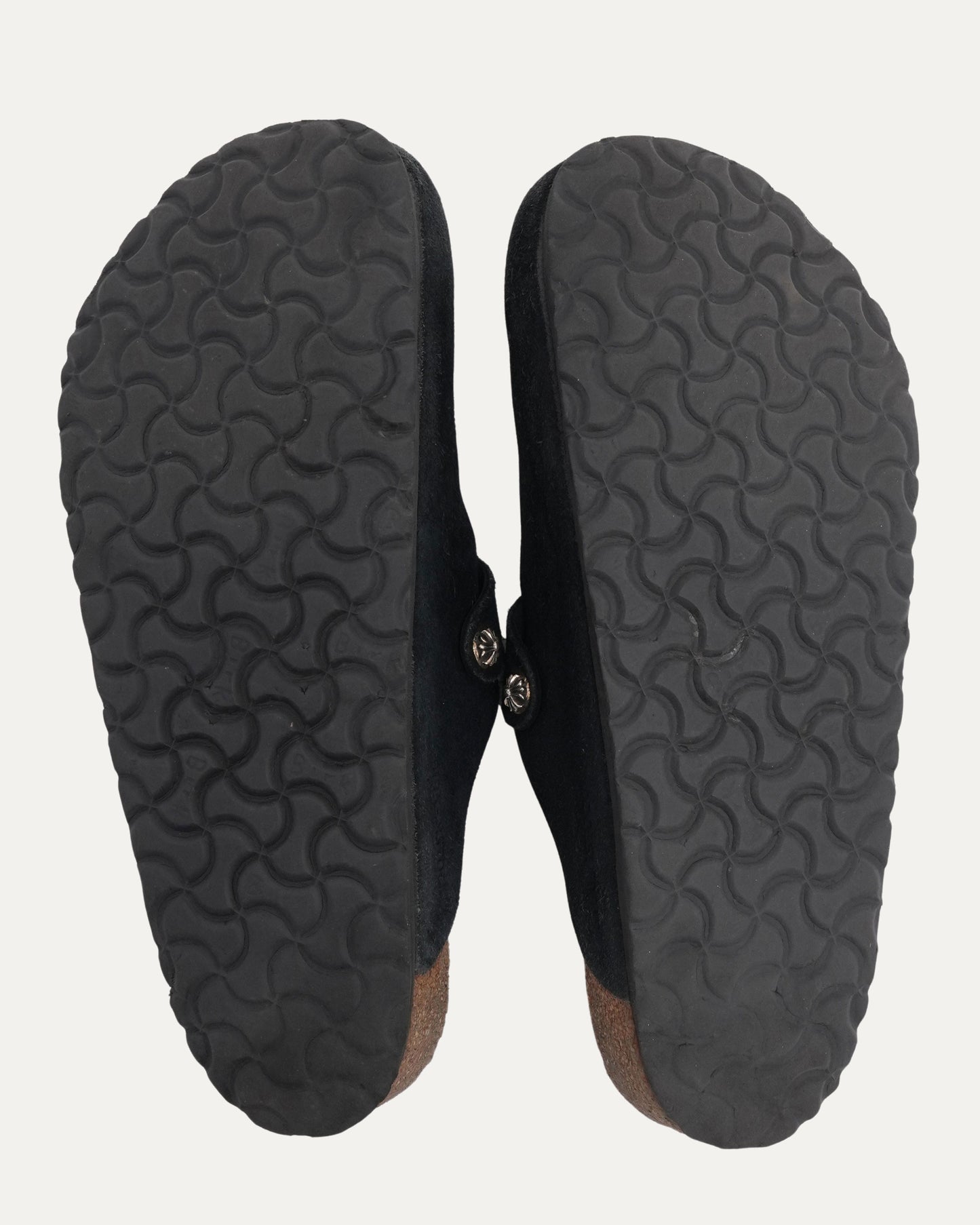 Dagger Embellished Birkenstock Boston Suede Mule