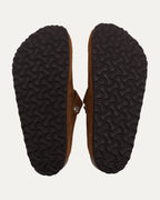 Dagger Embellished Birkenstock Boston Suede Mule