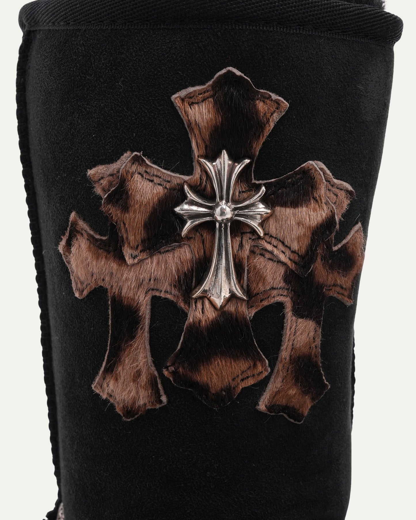 Cross Patch Embellished Ugg Boots