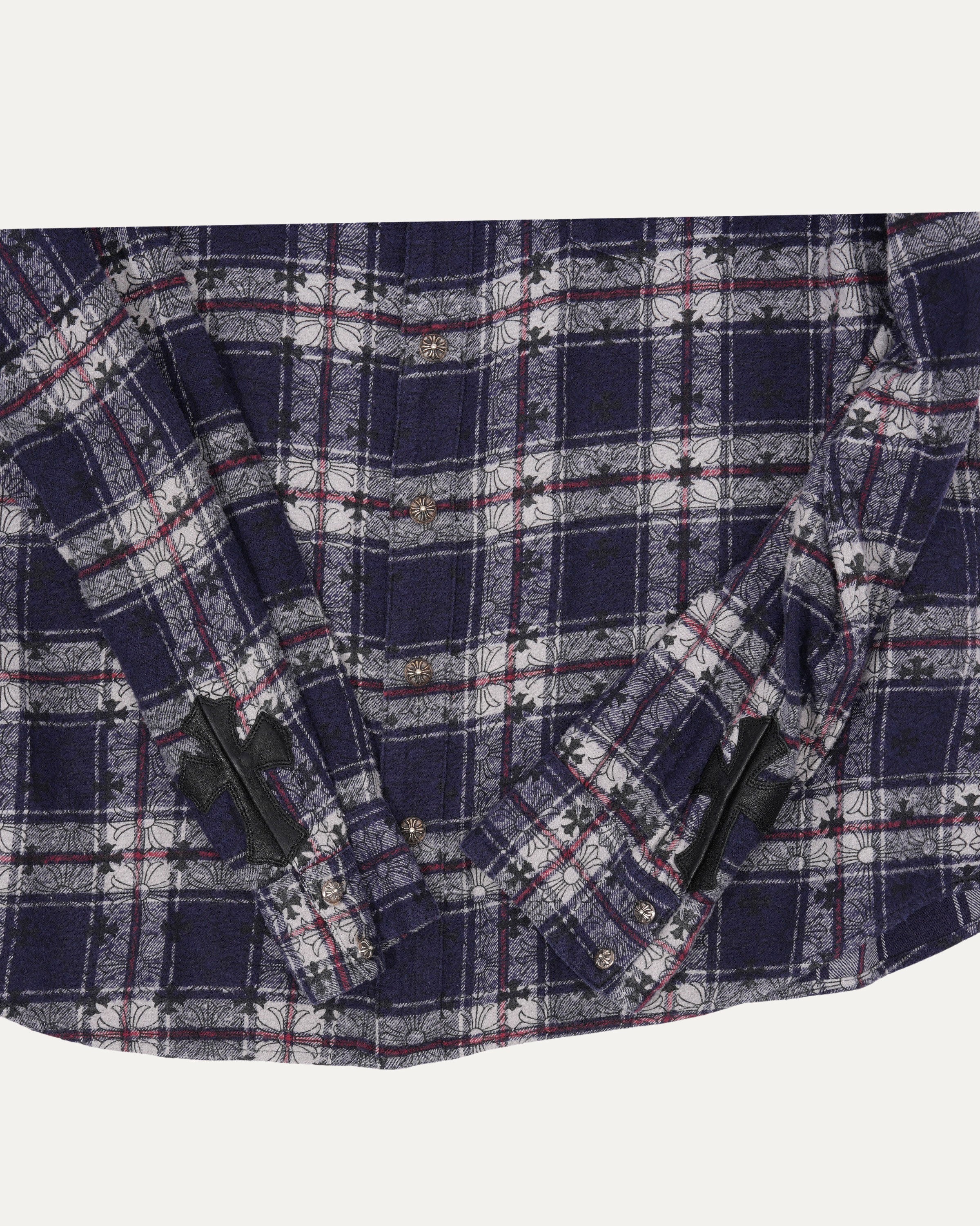 Loose Ends Cross Patch Flannel Shirt