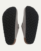 Dagger Embellished Birkenstock Boston Shearling Lined Suede Mule