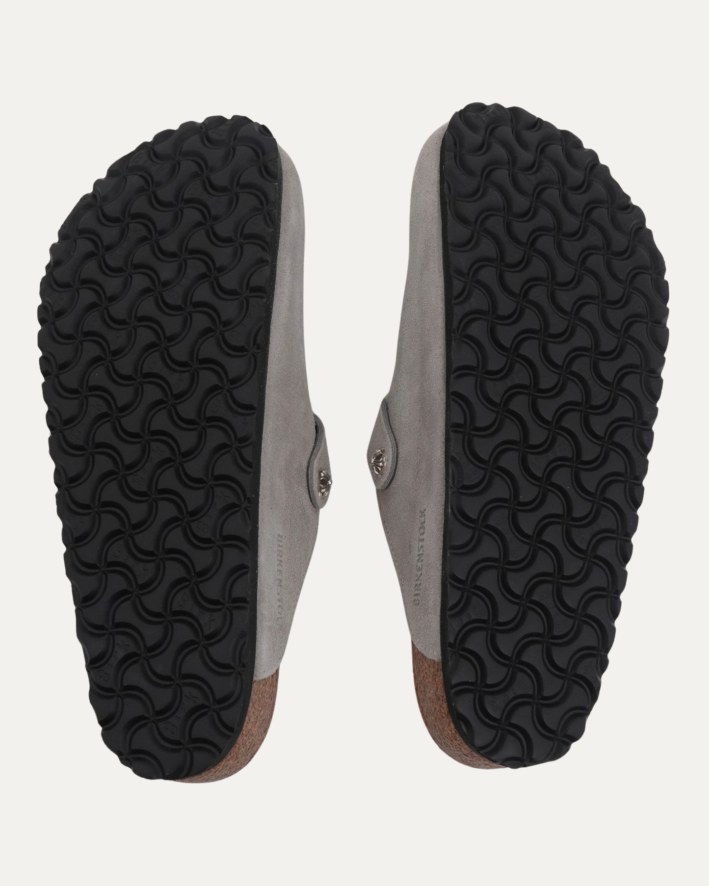 Dagger Embellished Birkenstock Boston Shearling Lined Suede Mule