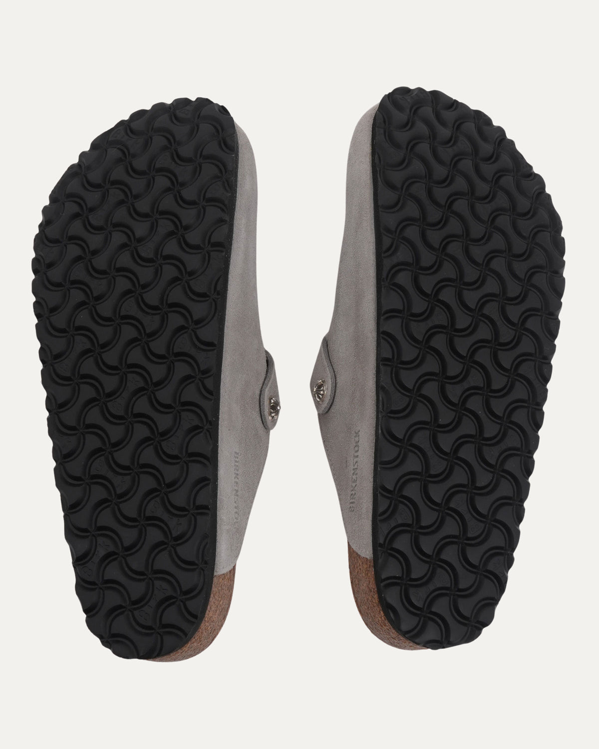 Dagger Embellished Birkenstock Boston Shearling Lined Suede Mule