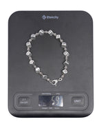 Silver Dice Bracelet