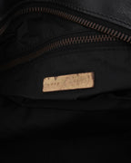 Gathered Leather Bag