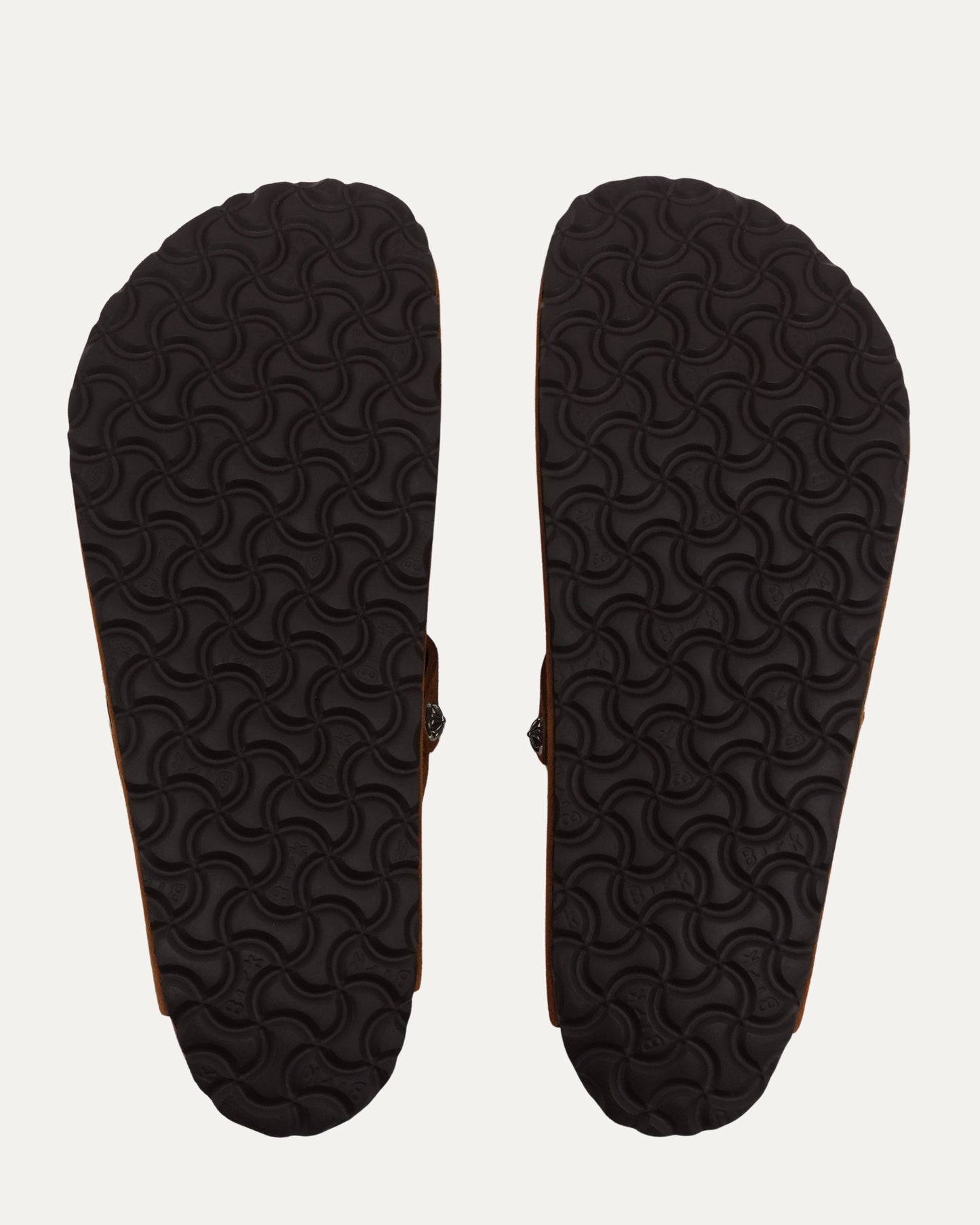 Cross Embellished Birkenstock Boston Suede Mule