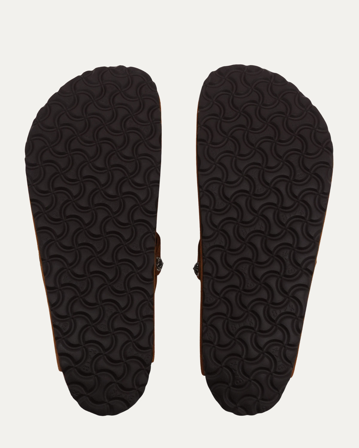 Cross Embellished Birkenstock Boston Suede Mule