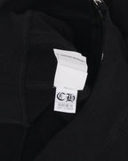 Plus Cross Patch Embroidered Vertical Logo Zip Up Hoodie