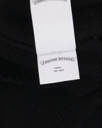 Cross Patch Cashmere Cropped Hooded Sweater