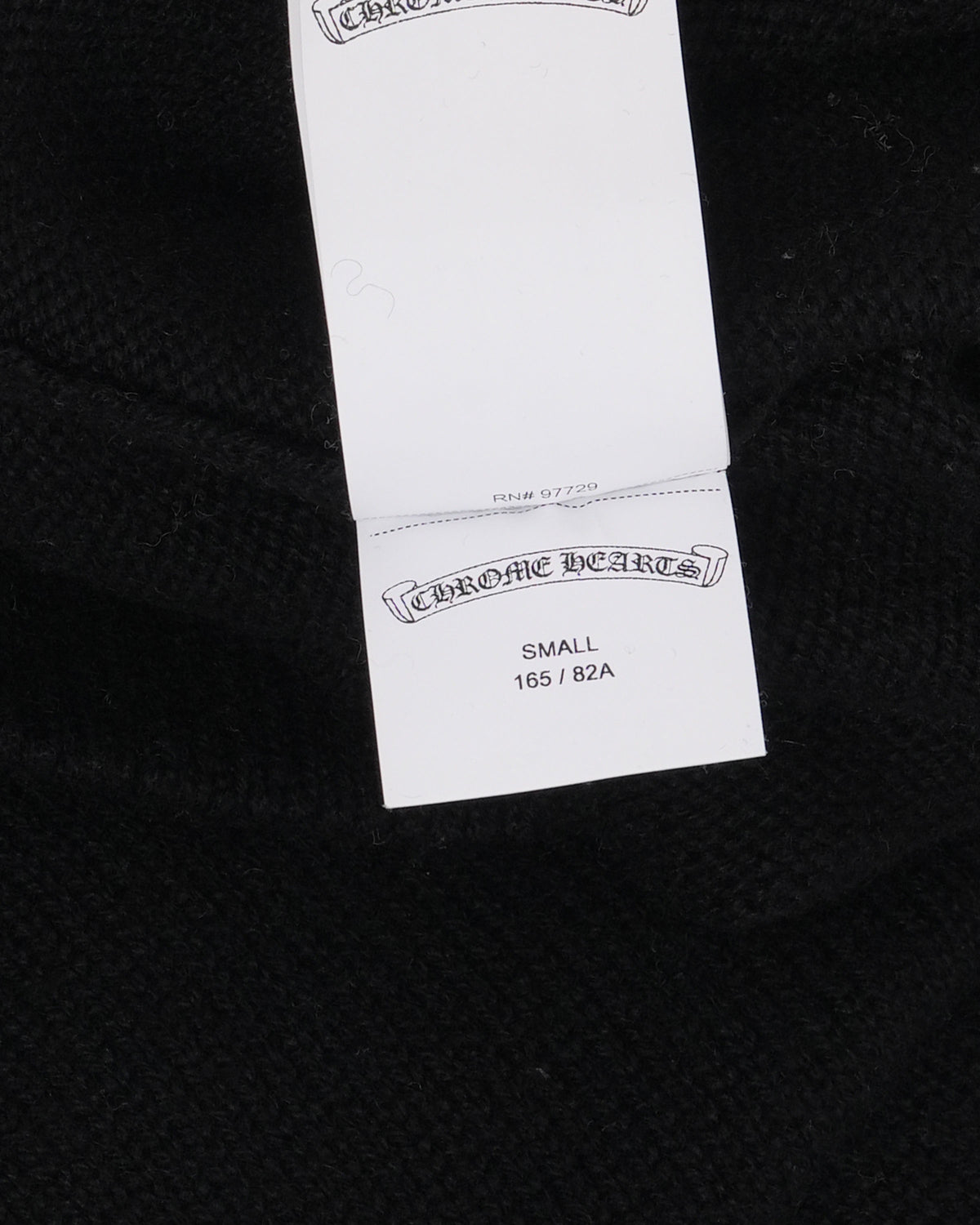 Cross Patch Cashmere Cropped Hooded Sweater