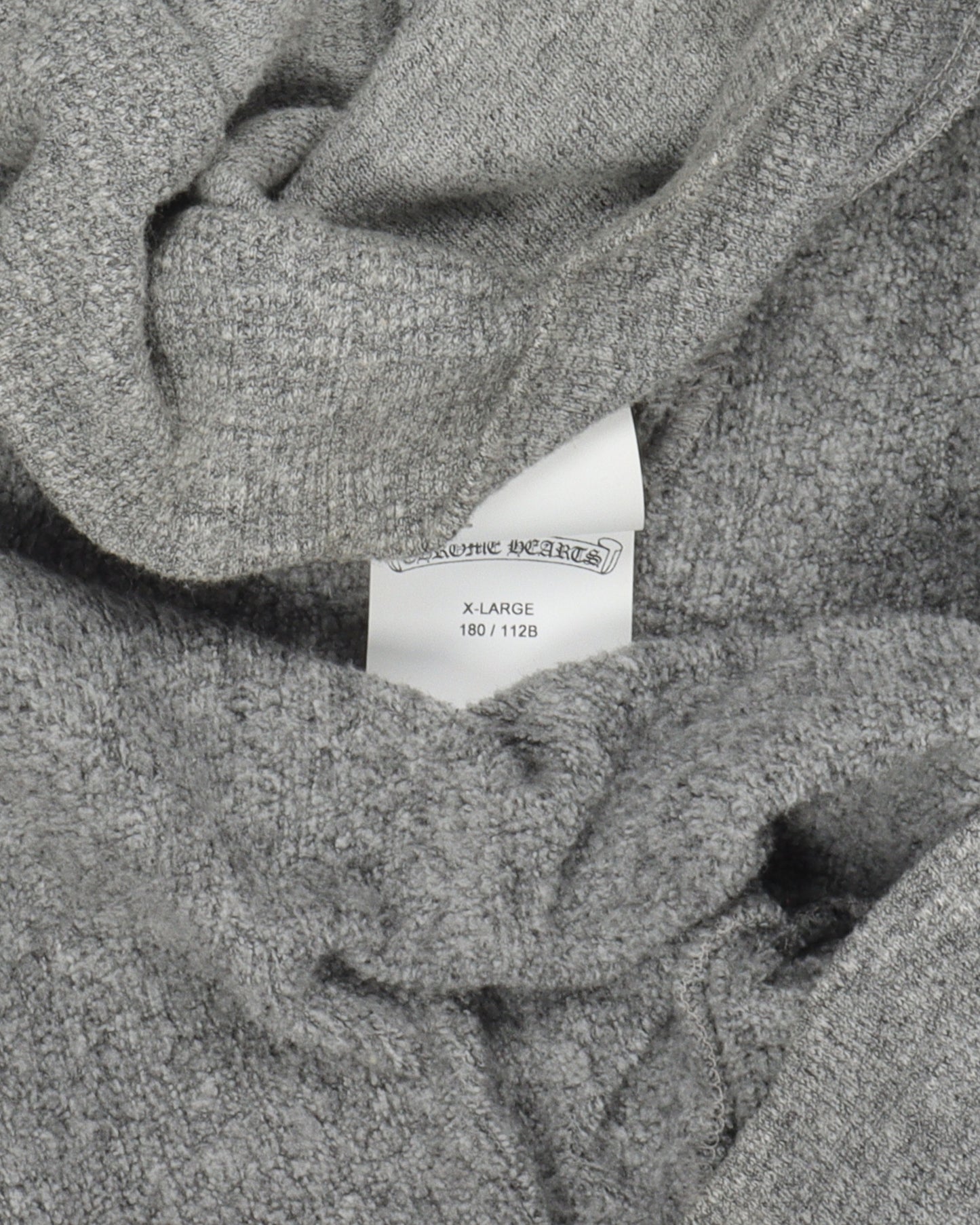 Leather Cross Patch Sweater