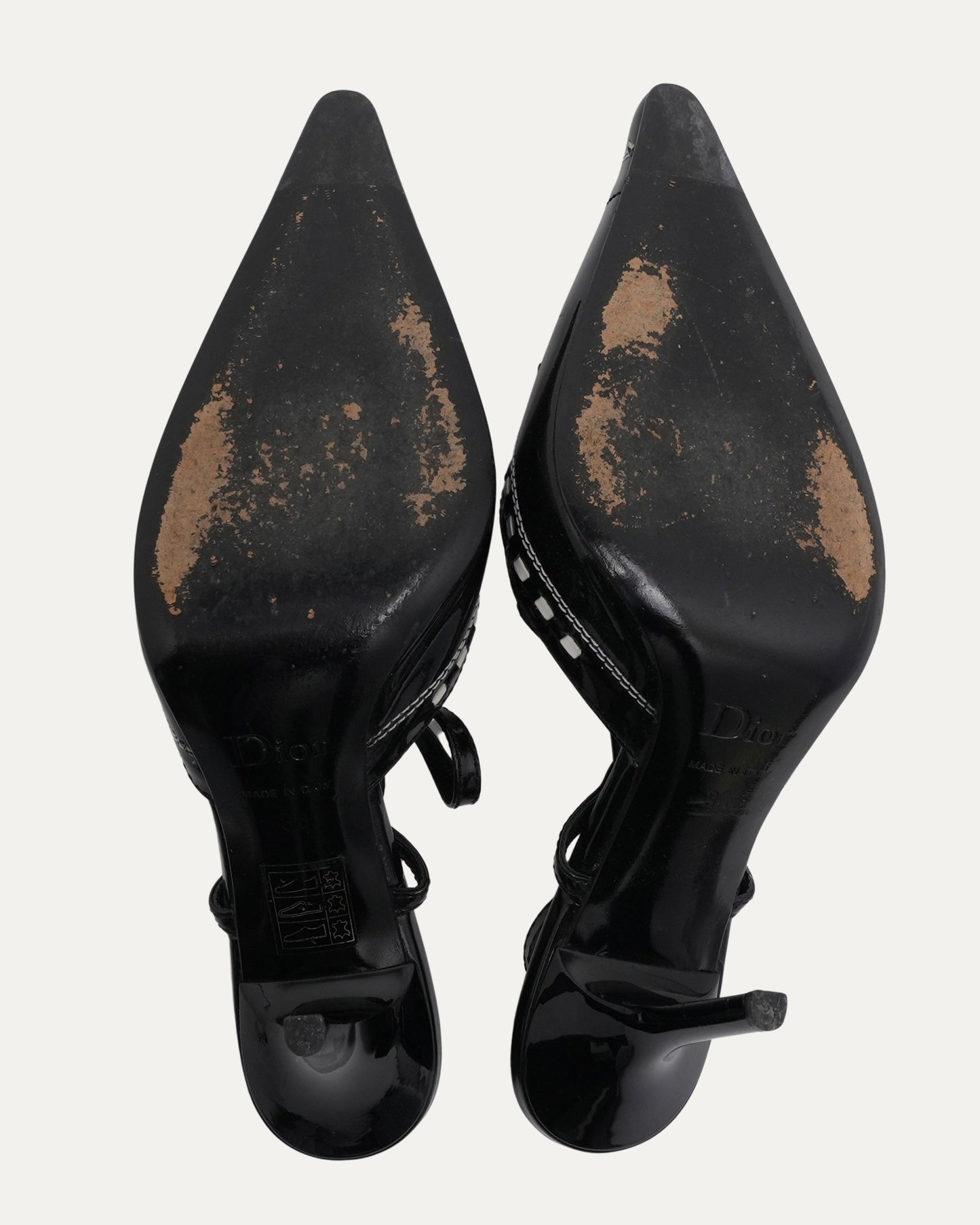 FW 2004 Patent Leather Dice Shoes