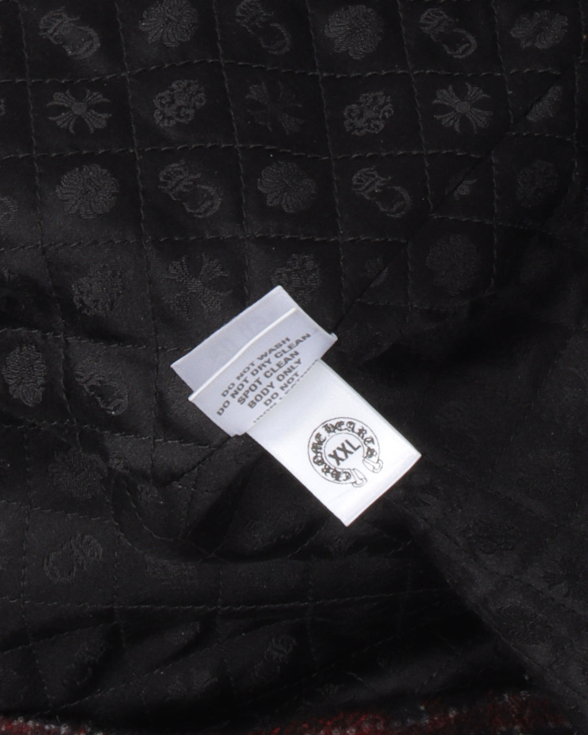 Cross Patch Padded Wool Flannel Shirt