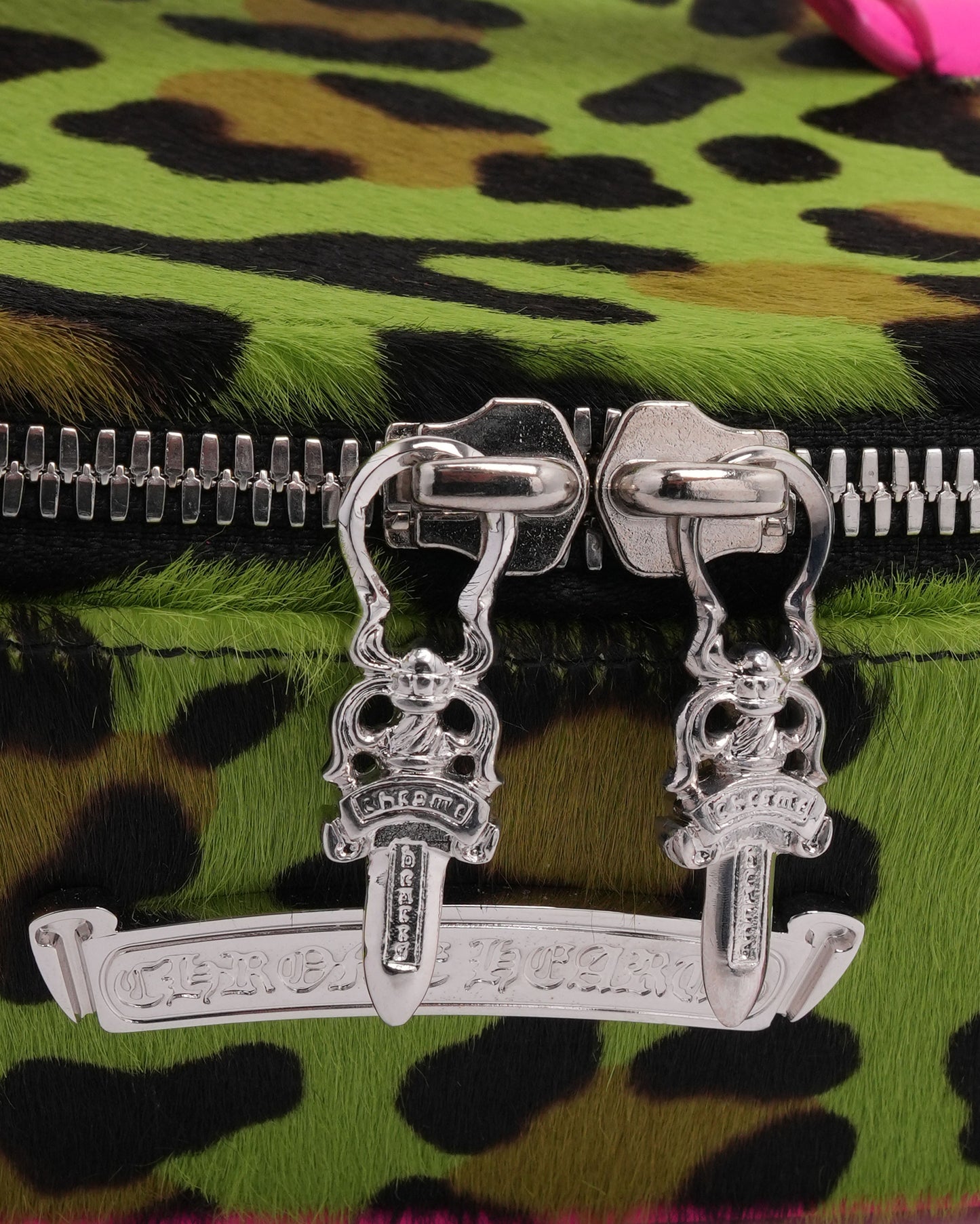 Leopard Pony Hair Jewelry Case