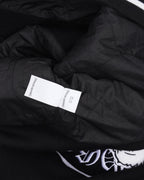 Cashmere and Leather Varsity Chicken Jacket
