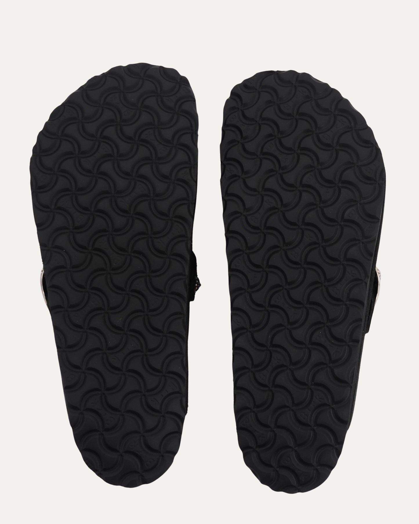 Cross Embellished Birkenstock Boston Suede Mule