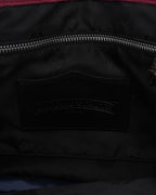 Cross Patch Leather Tote Bag