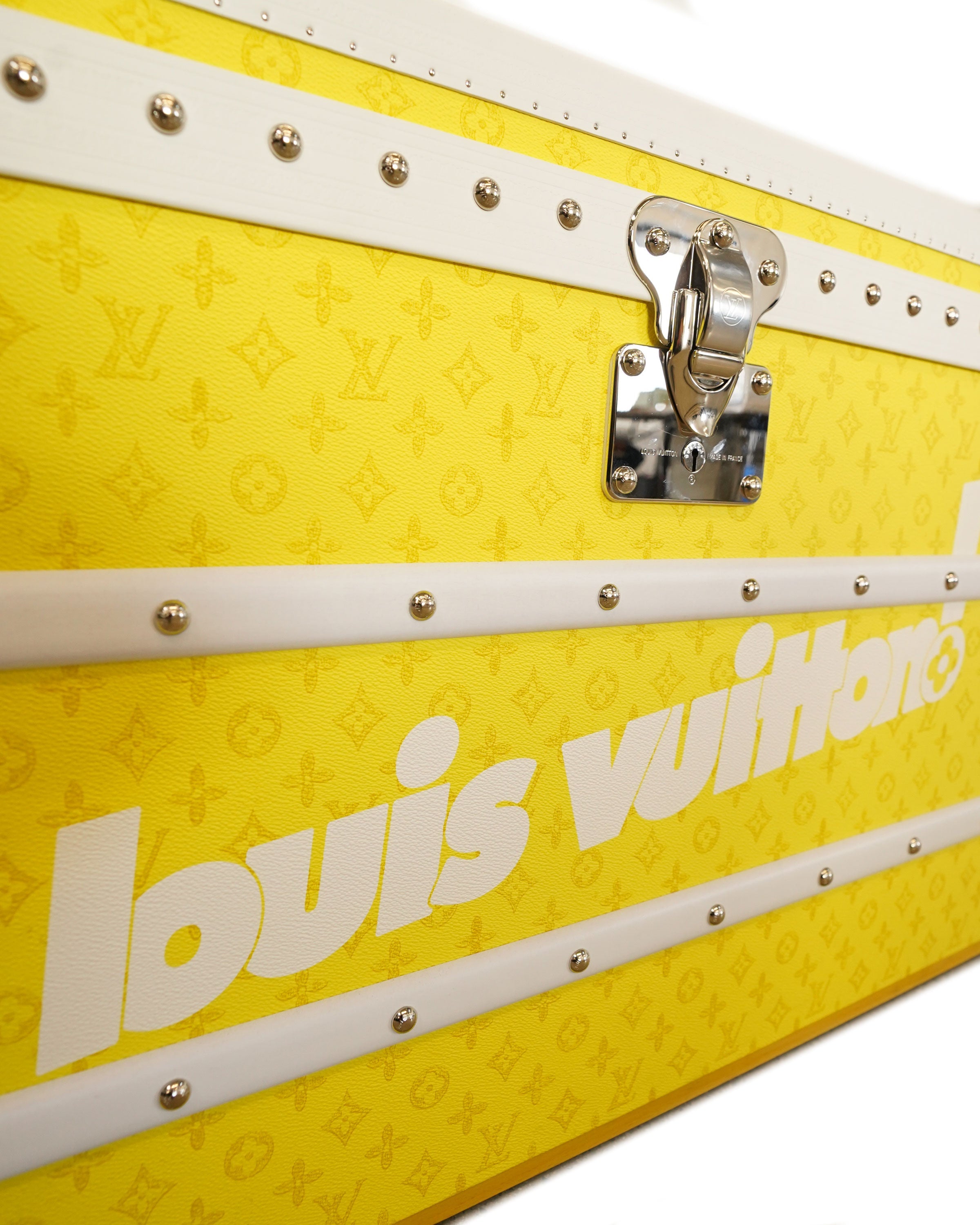 Limited Edition Yellow Steamer Trunk by Virgil Abloh (2021)