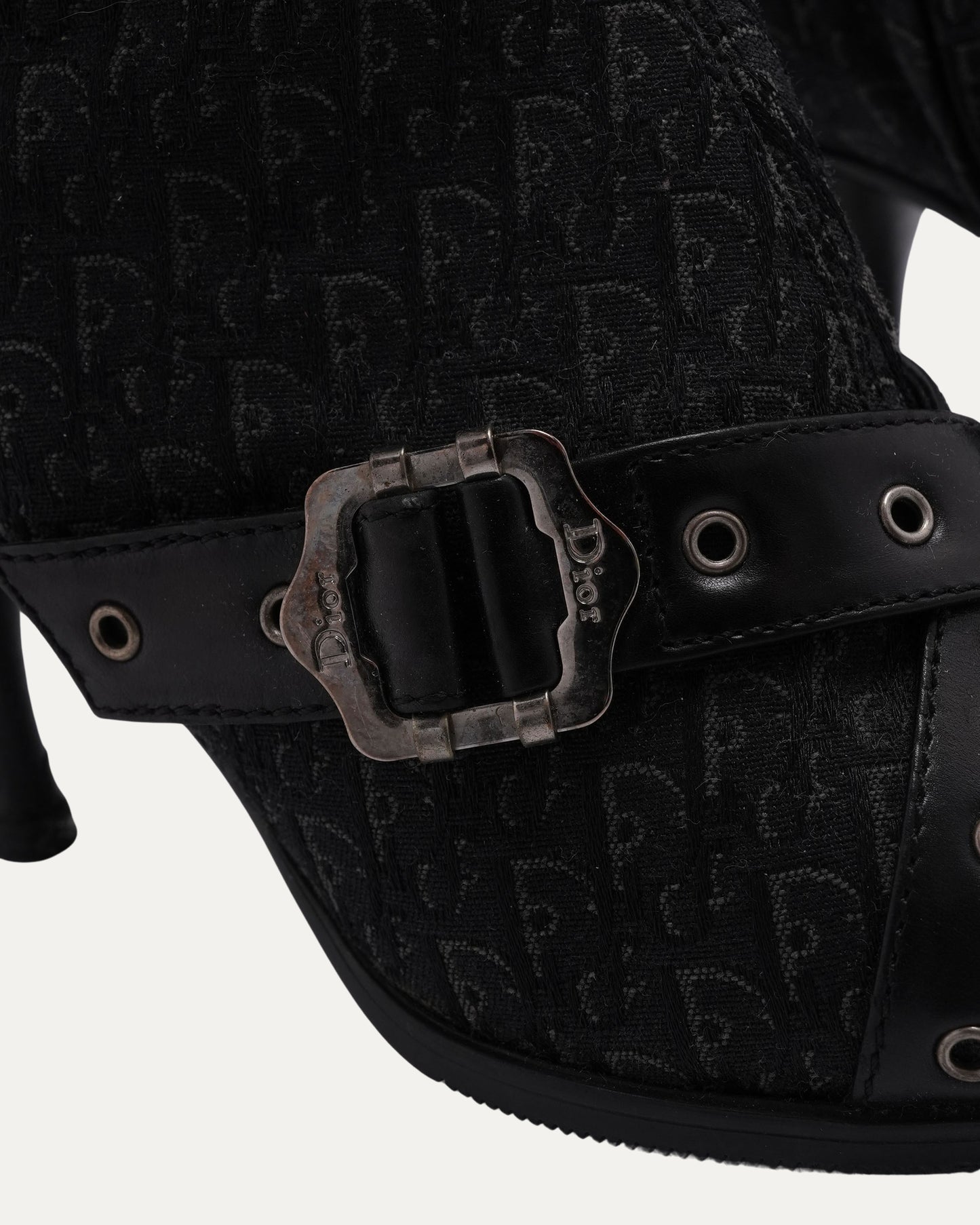 Monogram Buckle Boots