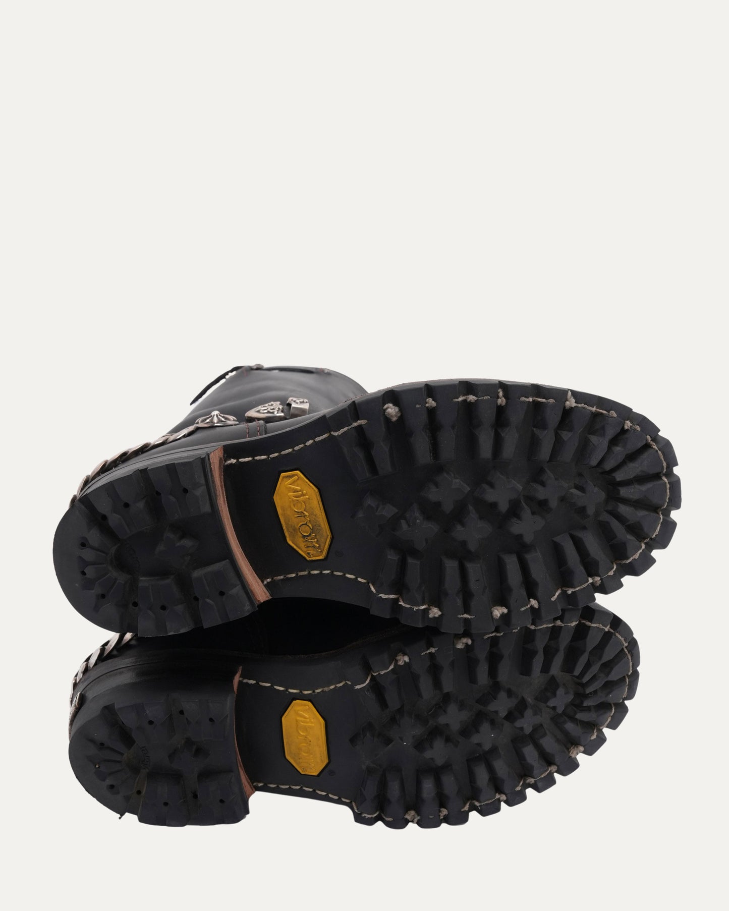 Wesco Chain Embellished Boss Boots