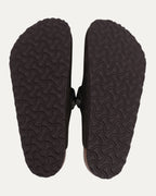 Cross Embellished Birkenstock Boston Suede Mule