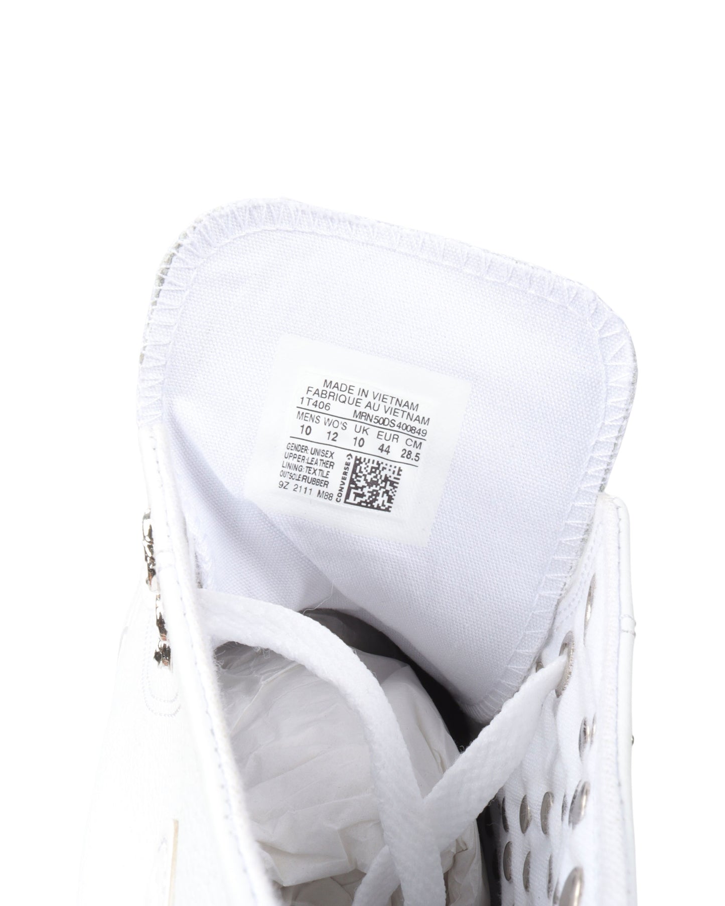 Embellished Leather Chuck Taylor Converse