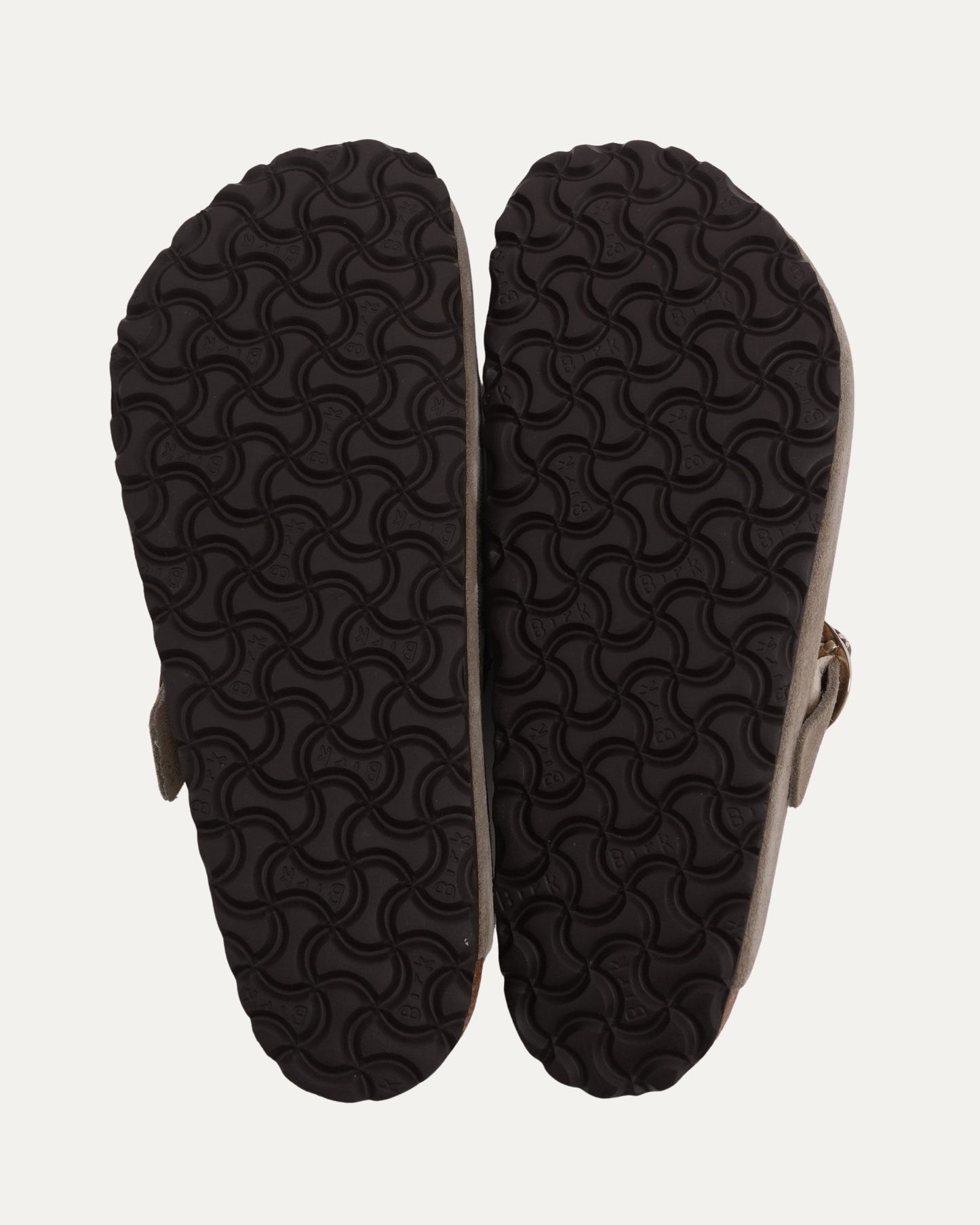 Cross Embellished Birkenstock Boston Suede Mule