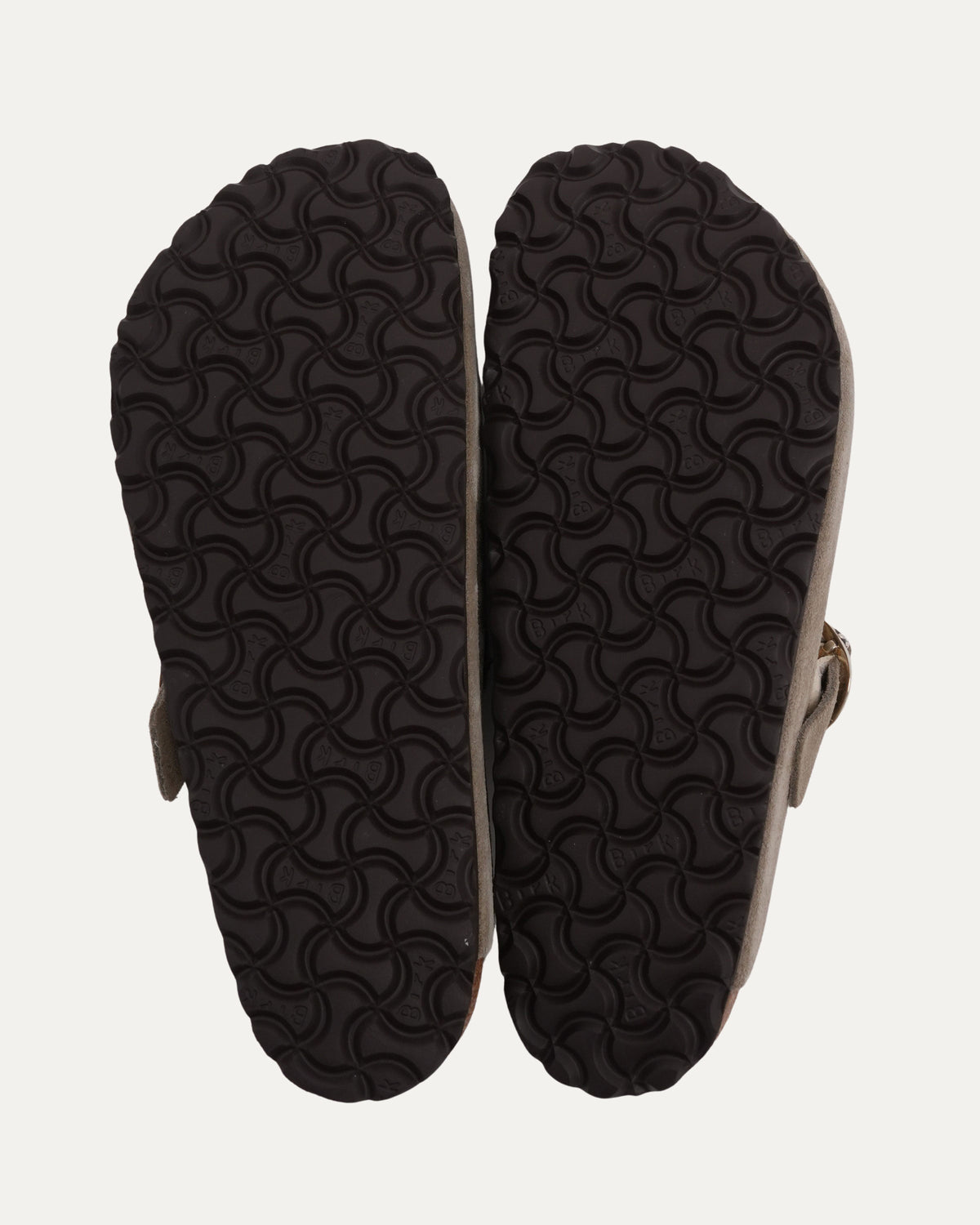 Cross Embellished Birkenstock Boston Suede Mule