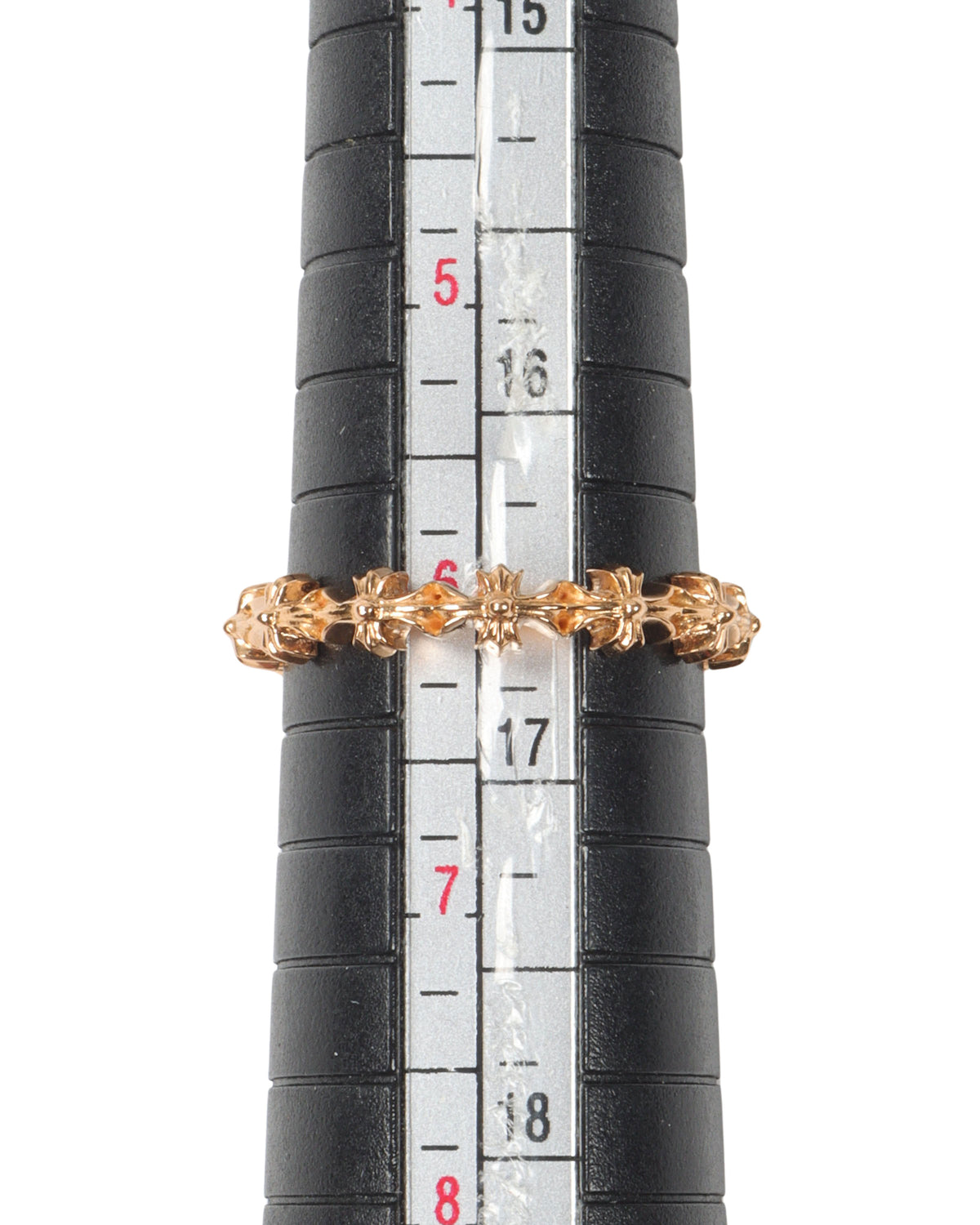 22k Gold Tiny E Plus Cross Ring