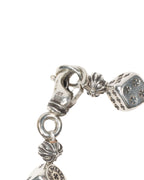 Silver Dice Bracelet