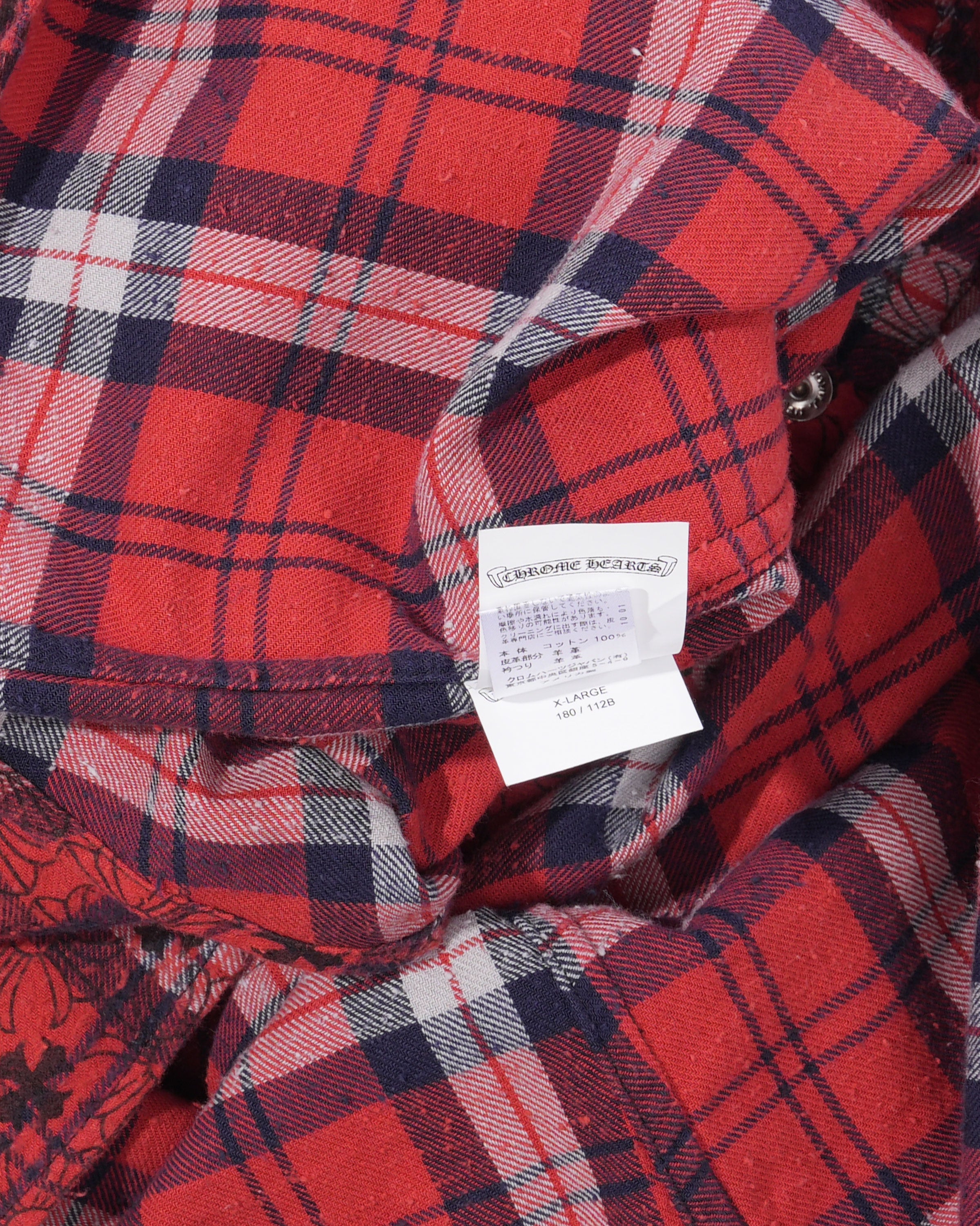 Cross Patch Flannel Shirt