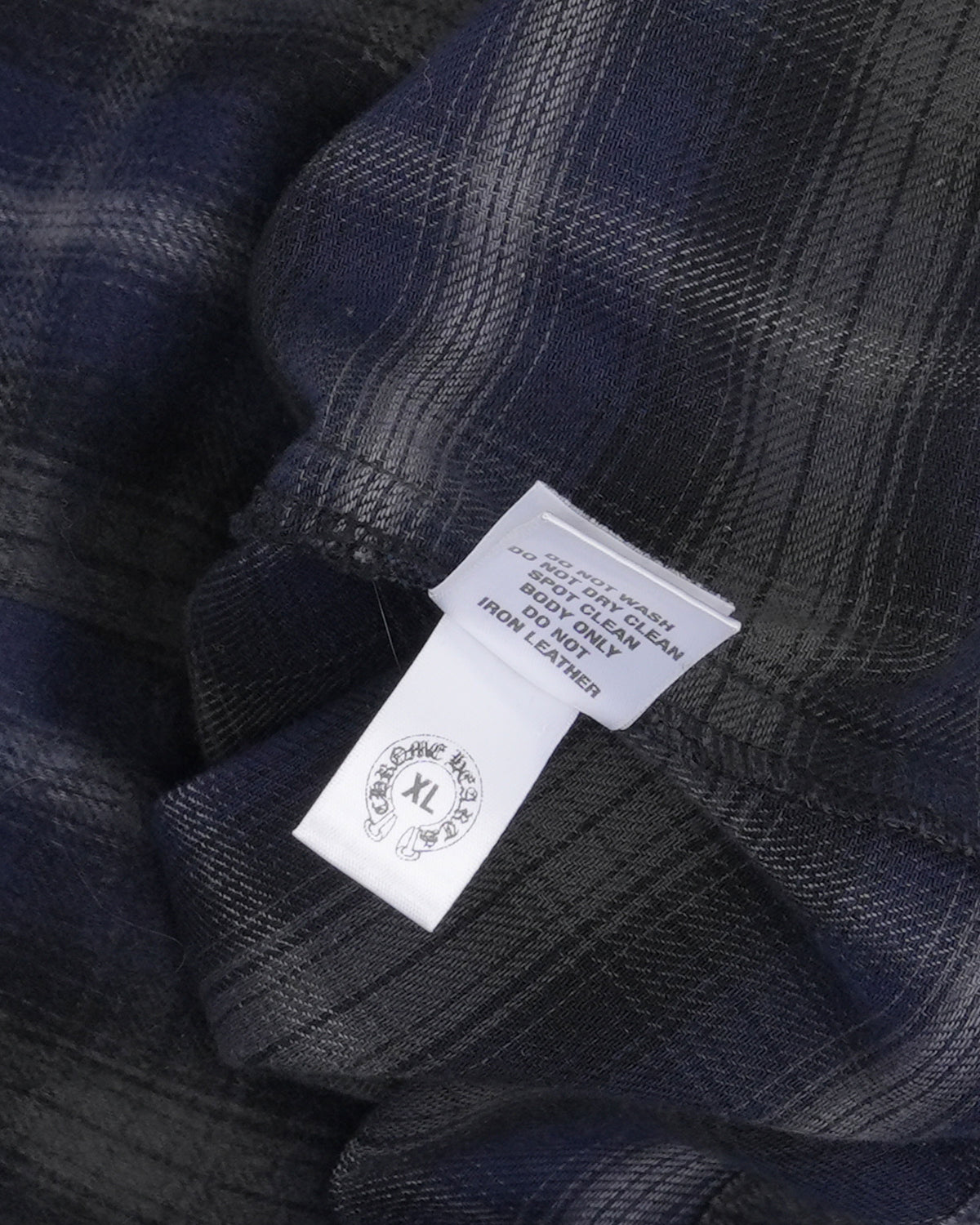 Leather Accent Fleur Yoke Flannel Shirt