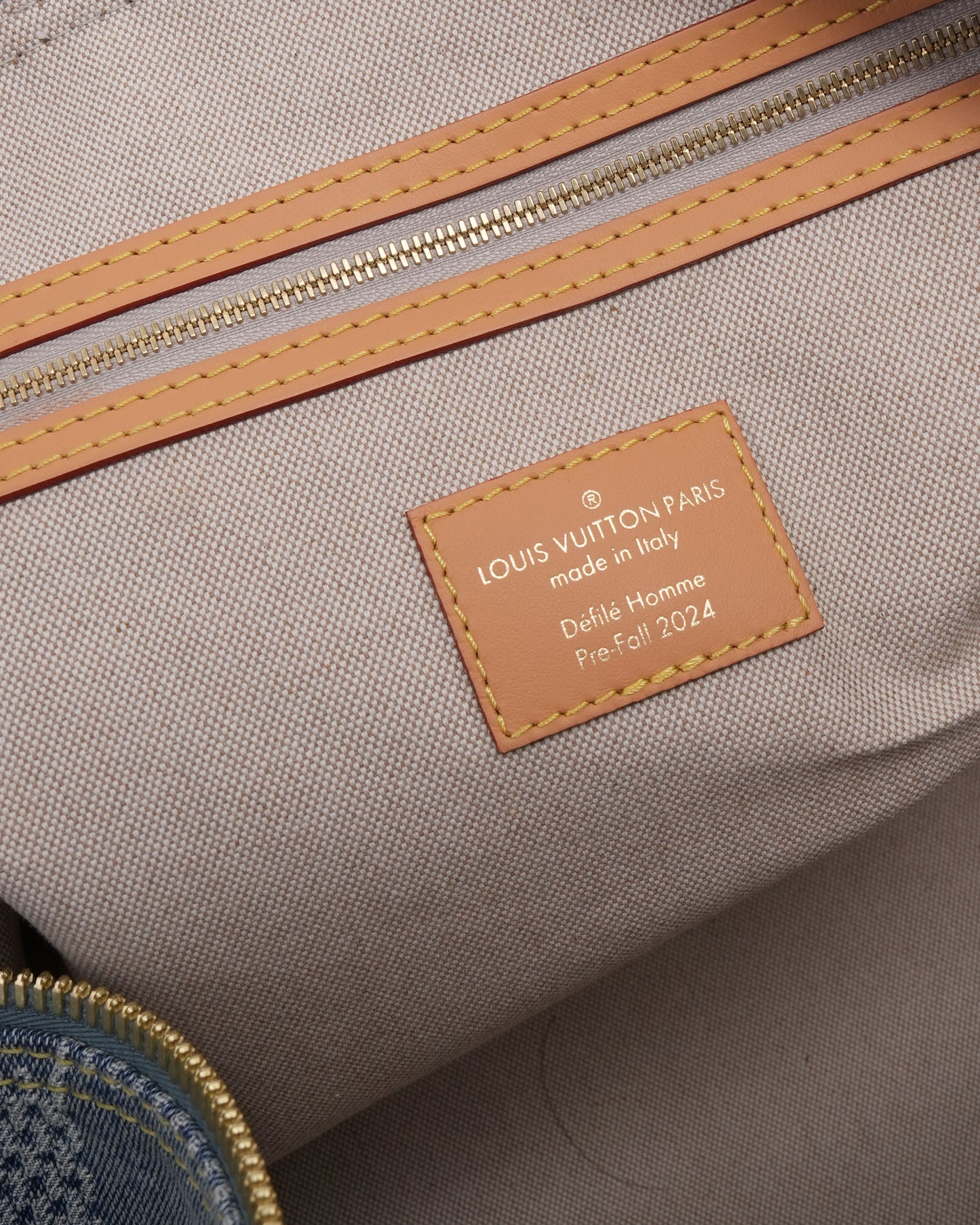 Denim Damier Keepall Bandoulière 50